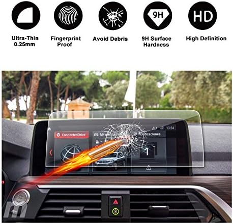 R RUIYA Szabott 2018 B-MW X3 G01 érintőképernyő Autó Kijelző Navigációs Képernyő Védő, HD Világos, EDZETT ÜVEG Védő Fólia