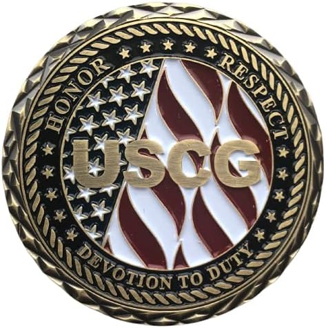 Egyesült Államok Parti őrsége Veterán USCG Semper Hogy Becsület, Tisztelet, Odaadás Kihívás Érme