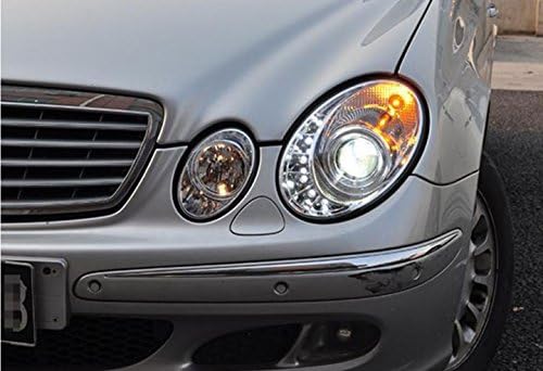 GOWE Autó Stílus Benz W221 Fényszóró 2003-2009 év LED-es Első Lámpa nélkül AFS funkció-Fehér-Fekete ház SN színhőmérséklet:5000k;Teljesítmény:55w