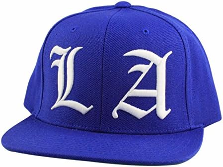 Kezdő Los Angeles Dodgers Snapback Baseball Sapka kalap Royal Kék/Fehér Régi angol LA