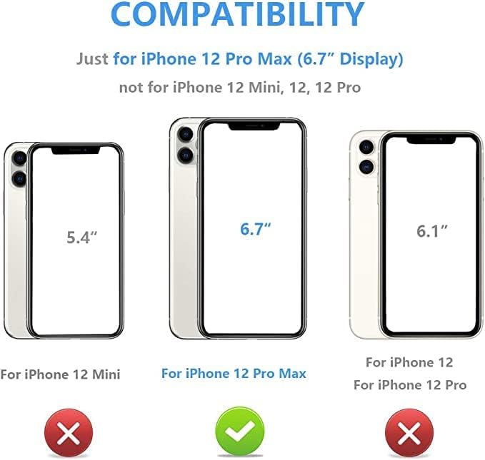 NEYLIM Kompatibilis az iPhone 12 Pro Max Tárca az Esetben a Kártya Birtokosának,Pu Bőr Kitámasztó Kártya Slot Multifunkcionális
