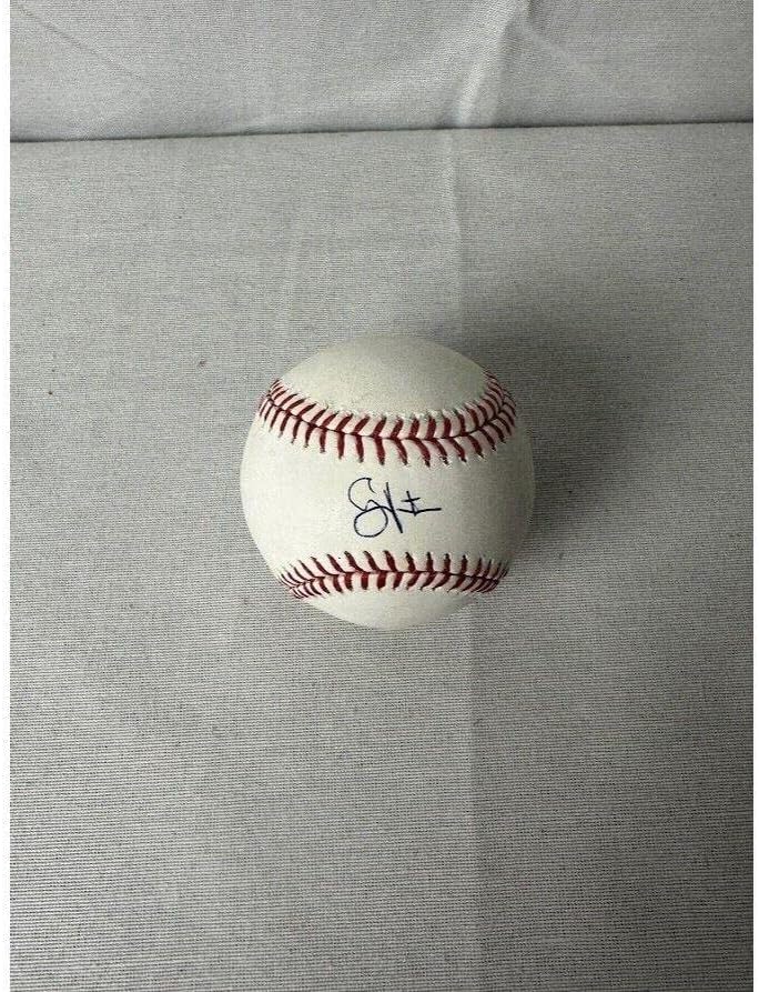 Shane Victorino aláírt dedikált OMLB Baseball, MLB & Fanatikusok COA - Dedikált Baseball