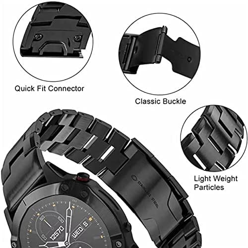 DJDLFA Titán Ötvözet Watchband QuickFit Csukló Pánt A Garmin Fenix 7 X 7 6 5 5X Plus/6 6X Pro 3 3HR/forerunner 935 945 Óra