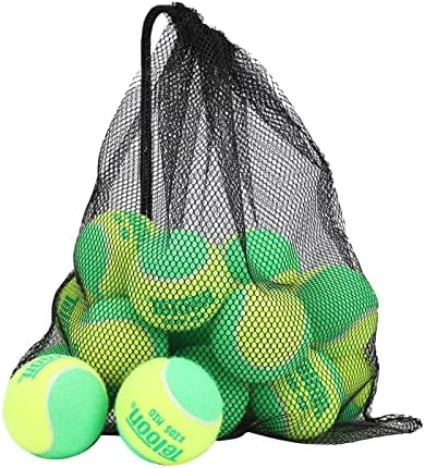 Teloon Gyerekek Tenisz Labdák 12/18 Pack Tömörítés Színpadon teniszlabda Kezdőknek Gyerekek Képzés Gyakorló Gyerekek Kezdő