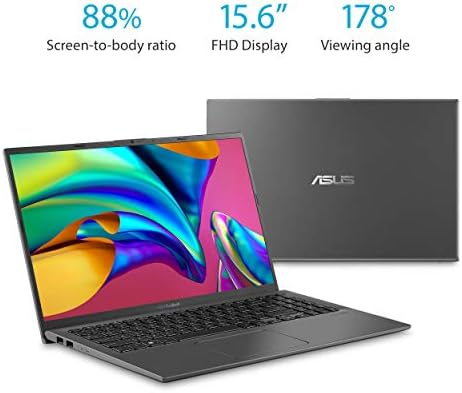 ASUS VivoBook F512 Vékony, Könnyű Laptop, 15.6 FHD WideView NanoEdge , AMD R5-3500U CPU, 8GB RAM, 256 gb-os SSD, Háttérvilágítású