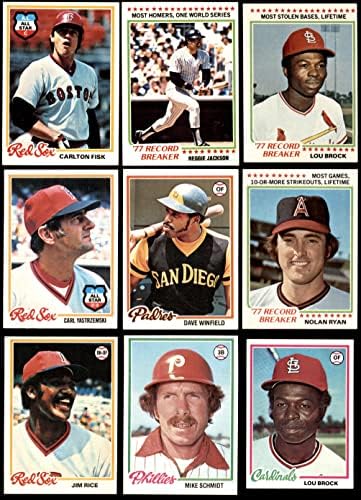 1978 Topps Baseball Teljes Készlet (Baseball Szett) EX/MT