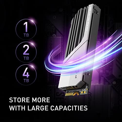 Silicon Power 2TB XS70 - Működik a Playstation 5, Nvme PCIe Gen4 M. 2 2280 Belső Szerencsejáték SSD W/R Fel, hogy 7,300 MB/6,800/s
