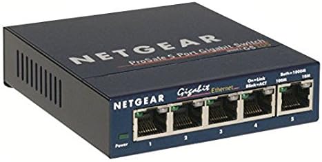 NETGEAR ProSafe GS105 Ethernet Switch - 5 x 10/100/1000Base-T (104980)