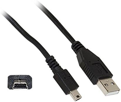 ACCL Mini USB 2.0 Kábel, Fekete, Típus Egy Férfi 5-Pin Mini-B Férfi, 6 Láb