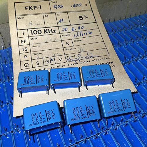 Kék FKP-1 Sorozat 0.03 UF Generációs 0.033 UF 630V párosított Audio Kondenzátor 10db