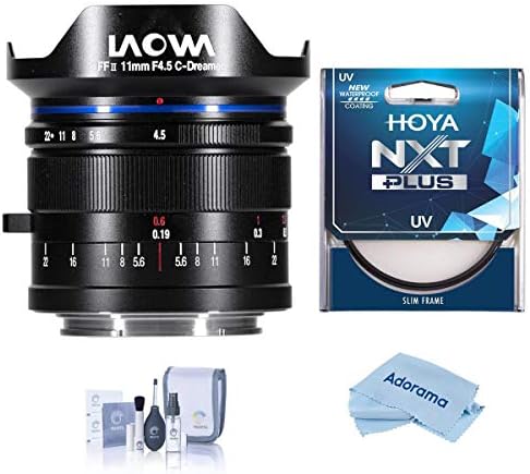 Vénusz Laowa 11mm f/4.5 FF RL Objektív Nikon Z, Csomag Hoya NXT Plusz 62mm UV Szűrő, Tisztító-Készlet, Szövet