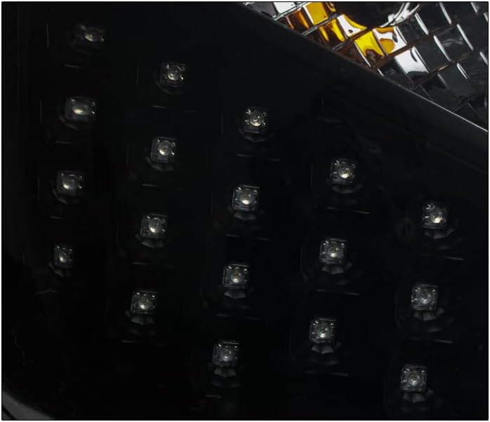 ZMAUTOPARTS LED-es hátsó féklámpa Hátsó Lámpa Fekete/Füst Kompatibilis 2007-2012 Altima Sedan 4 ajtós
