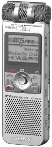 Sony ICD-MX20 Memory Stick Pro Duo Digitális Hangrögzítő