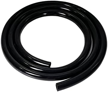 Csápjait Fekete PVC PVC Cső 1 ID x 1-1/4 OD Víz akvárium, Akvárium légvezeték Könnyű Tömlő BPA Mentes, 16.4 Méter