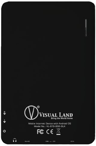 Vizuális Föld Csatlakoztassa 7 Tablet (Fekete)
