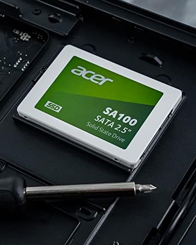 Acer SA100 240GB 2,5 Hüvelykes SATA III Belső SSD - 6 Gb/s, 3D-s NAND ssd Merevlemez Akár 549 MB/s - BL.9BWWA.102