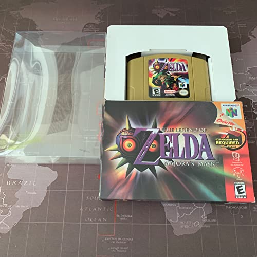 Új, a the Legend of Zelda Majora Maszk Játék Patron, valamint Doboz N64 Játékok MINKET Változat játékok dobozok (Nem Terjeszkedés