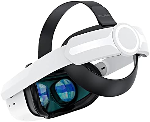 TATAVR Állítható fejpánt a Oculus Quest 2, Csere Quest 2 Elit Heveder, Fokozott Támogatása, valamint a Kényelem VR, Könnyű,