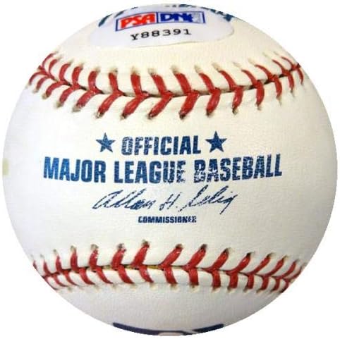 Glendon Rusch Aláírt Hivatalos MLB Baseball Chicago Cubs, New York Mets PSA/DNS Y88391 - Dedikált Baseball