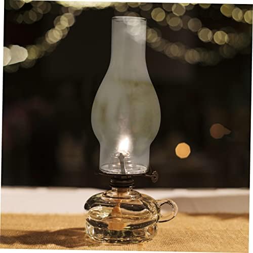 Homoyoyo Olaj Lámpa Üveg Lámpabúra Vintage Lakberendezés Régi Üveg Klasszikus Dekor Beltéri Olaj Lámpabúra Lámpa Üveg Fedő