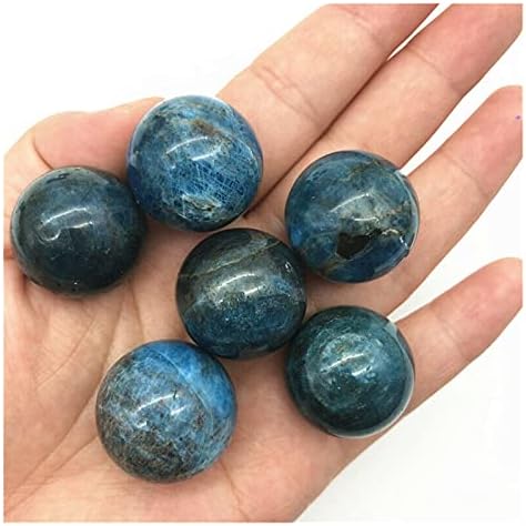 SHITOU2231 1DB 20-25mm Természetes Lapis Lazuli Labdát, Fehér Kvarc Kristály Gömb, Golyó Természetes Gyógyító Kövek, Ásványok