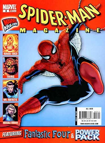 Spider-Man Magazin (2 Sorozat) 3 VF/NM ; Marvel képregény | Fantasztikus Négyes Power Pack