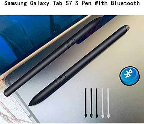 Galaxy Tab S7 Stylus Pen-Bluetooth-Csere-s Pen a Samsung Galaxy Tab S7,S7Ultra,S7 Plus SM-T870,SM-T875,SM-T876B Stylus(Fekete)