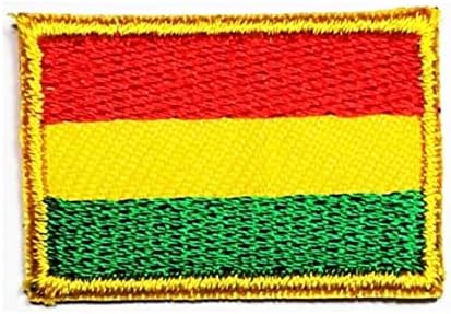 Kleenplus 0.6X1.1 HÜVELYK. Mini Bolívia Zászló Javítás Taktikai Katonai Zászló Appliqués Foltok a Kabát Sapka Ruházat Matricák