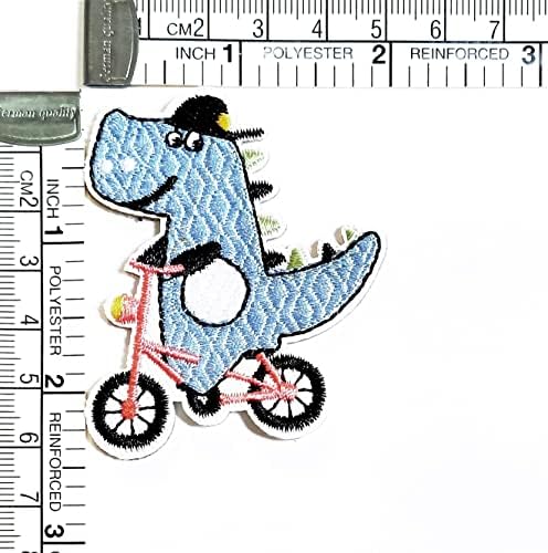 Kleenplus Kerékpár Út Dinoszaurusz Rajzfilm Gyerekeknek Gyerekek Hímzett Vasalót Varrni A Jelvényt Farmer Kabát Sapka Hátizsákok
