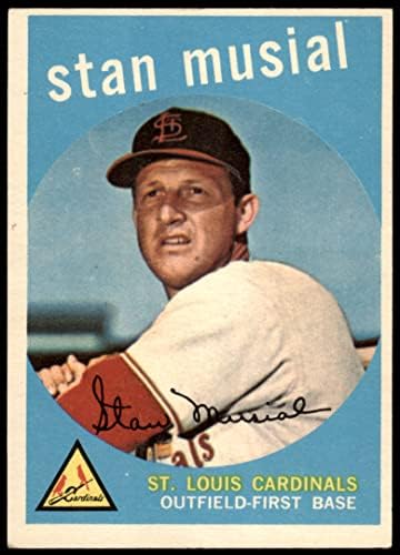 1959 Topps 150 Stan Musial St. Louis Cardinals (Baseball Kártya) Dean Kártyák 5 - EX Bíborosok
