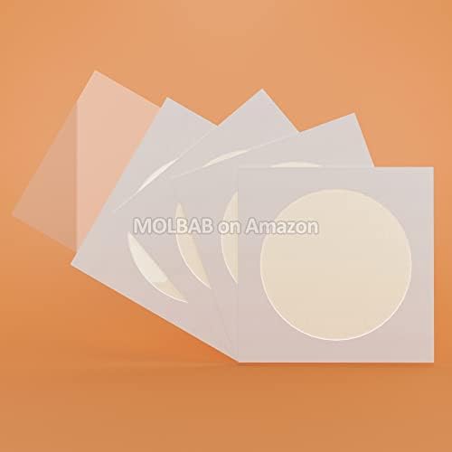 8x8 centis Fehér Kerek Lyukas Négyzet Papír Képkeret Mat Testület Képkeret 4 Darab Minden Csomag (A 8x8 centis, Fehér)