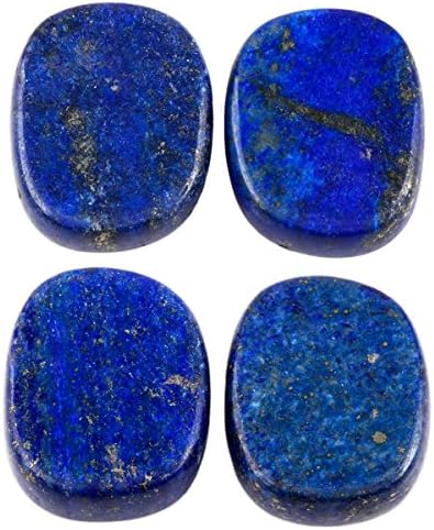 Rockcloud Gyógyító Kristály Lapis Lazuli 4db Vésett Csakra Kövek Palm Kő Reiki Kiegyensúlyozó
