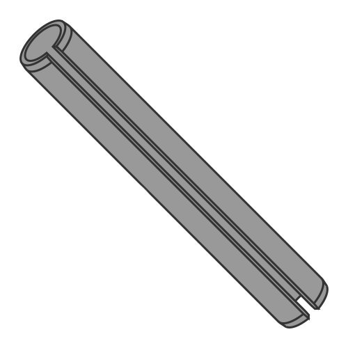 M6 x 45mm Roll (Tavaszi) Pins/Acél/Sima (Termikus Fekete) / ISO 8752 (Karton: 1,000 db)