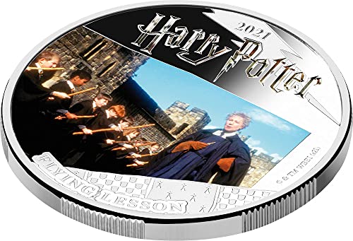 2021 DE Harry Potter Szamoa 2021 PowerCoin Lecke Harry Potter 1 Óz Ezüst Érme 5$ Szamoa 2021 Bizonyíték