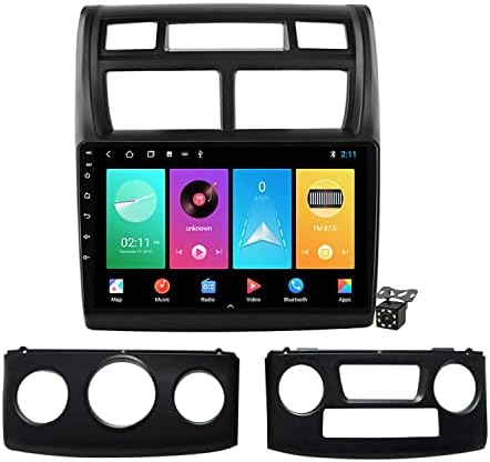 9 Hüvelykes Android Autó Sztereó Bluetooth Kia Sportage 2007-2012 autórádió Multimédia MP5 Lejátszó Kompatibilis Carplay