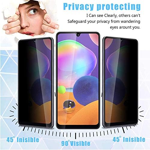 Anbel Design Anbzsign [2 Csomag] Kamera Lencséjét Védő, valamint a [2 Csomag] Adatvédelmi képernyővédő fólia Samsung Galaxy