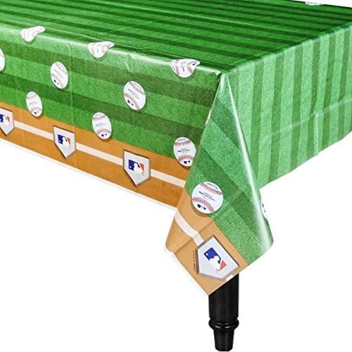 Amscan Rawlings Baseball, MLB Műanyag asztalterítő, 54 x 102