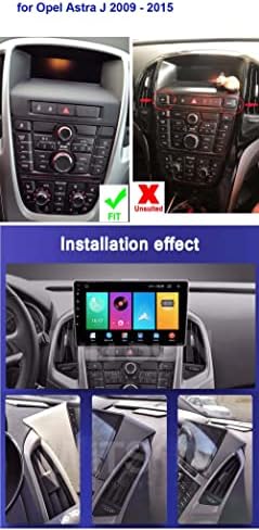 Autosion Android 12 Autó Sztereó-Dash Rádió Opel Astra J 2009-2017 GPS Navigációs 9 Fej Egység MP5 Multimédia Lejátszó Videó