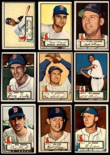 1952 Topps Boston Red Sox Alacsony Száma Csapat készen áll a Boston Red Sox (Set) VG/EX Red Sox