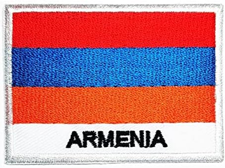 Kleenplus 2db. 1.7X2.6 HÜVELYK. Örményország Zászló Foltok DIY Kabát, Póló, Farmer, Sapka Jelmez Jelvény Katonai Taktikai