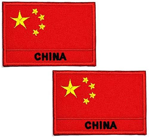 Kleenplus 2db. 1.7X2.6 HÜVELYK. Kína Zászló Javítás Katonai Taktikai Zászló Jelkép Egységes Jelmezt Varrni Vas A Foltok Ország