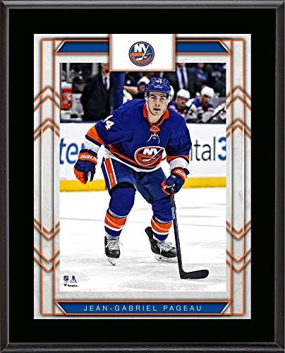 Jean-Gabriel Pageau New York Islanders 10.5 x 13 Szublimált Játékos Emléktábla - NHL Játékos Plakkok, valamint Kollázsok