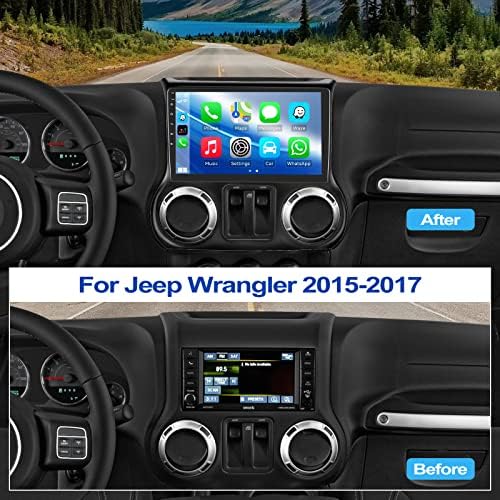 [2+32G] Android 11 Autó Hifi a Jeep Wrangler 2015-2017 a Vezeték nélküli Apple Carplay&Android Auto,10.1 Hüvelykes érintőképernyő,