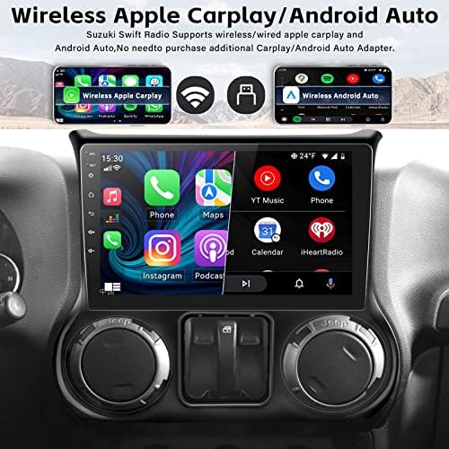Android 11 Autó Hifi a Jeep Wrangler 2011-2014-es Vezeték nélküli Apple CarPlay Android Auto,10.1 hüvelykes Érintőképernyő