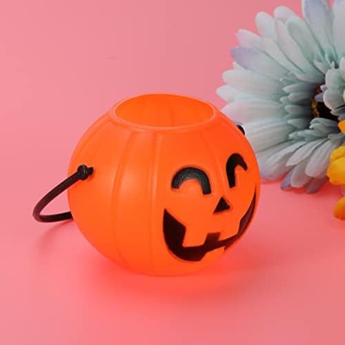 PRETYZOOM Halloween Candy Birtokosai Halloween Pumpkin Jack O Lámpás Candy Vödör Csokit vagy Csalunk Candy Vödör Party kellék