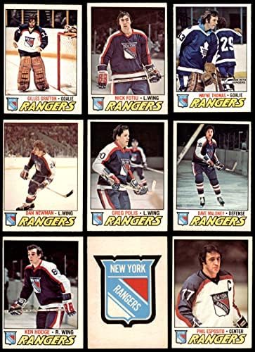 1977-78 O-Pisi-Csi New York Rangers Közelében Csapat Set New York Rangers-Hockey (Set) EX Rangers-Hoki