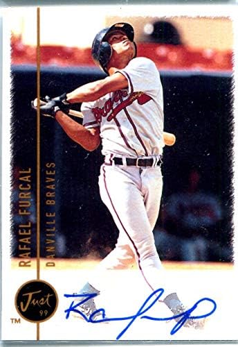Rafael Furcal 1999-Ben Csak A Kiskorúak Dedikált Kártya - Baseball Asztalon Dedikált Kártyák