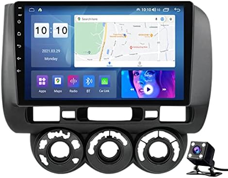 FBKPHSS Carplay Rádió Android 11.0 GPS Navigációs a Honda-Fit 2007 / Honda-Jazz 2001-2006, 9 Inch Fejegység HD Érintőképernyő
