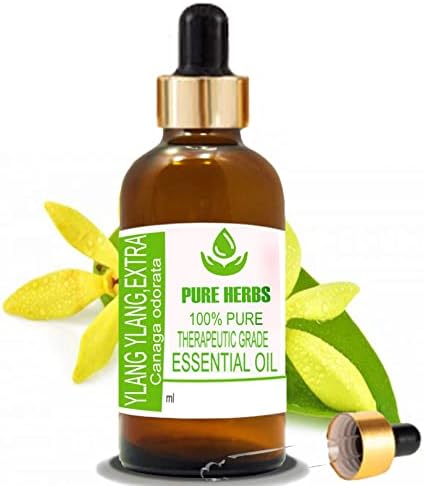 Tiszta Gyógynövények, YLANG YLANG,Extra (Canaga odorata) Pure & Natural Therapeautic Minőségű illóolaj Cseppentő 15ml