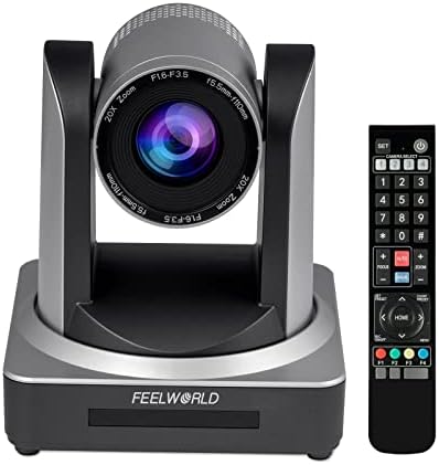 FEELWORLD KBC10 PTZ Vezérlő L2 Plus Videó Váltó, valamint POE20X NDI20X PTZ Kamera Csomag